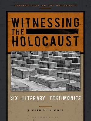 cover image of Witnessing the Holocaust